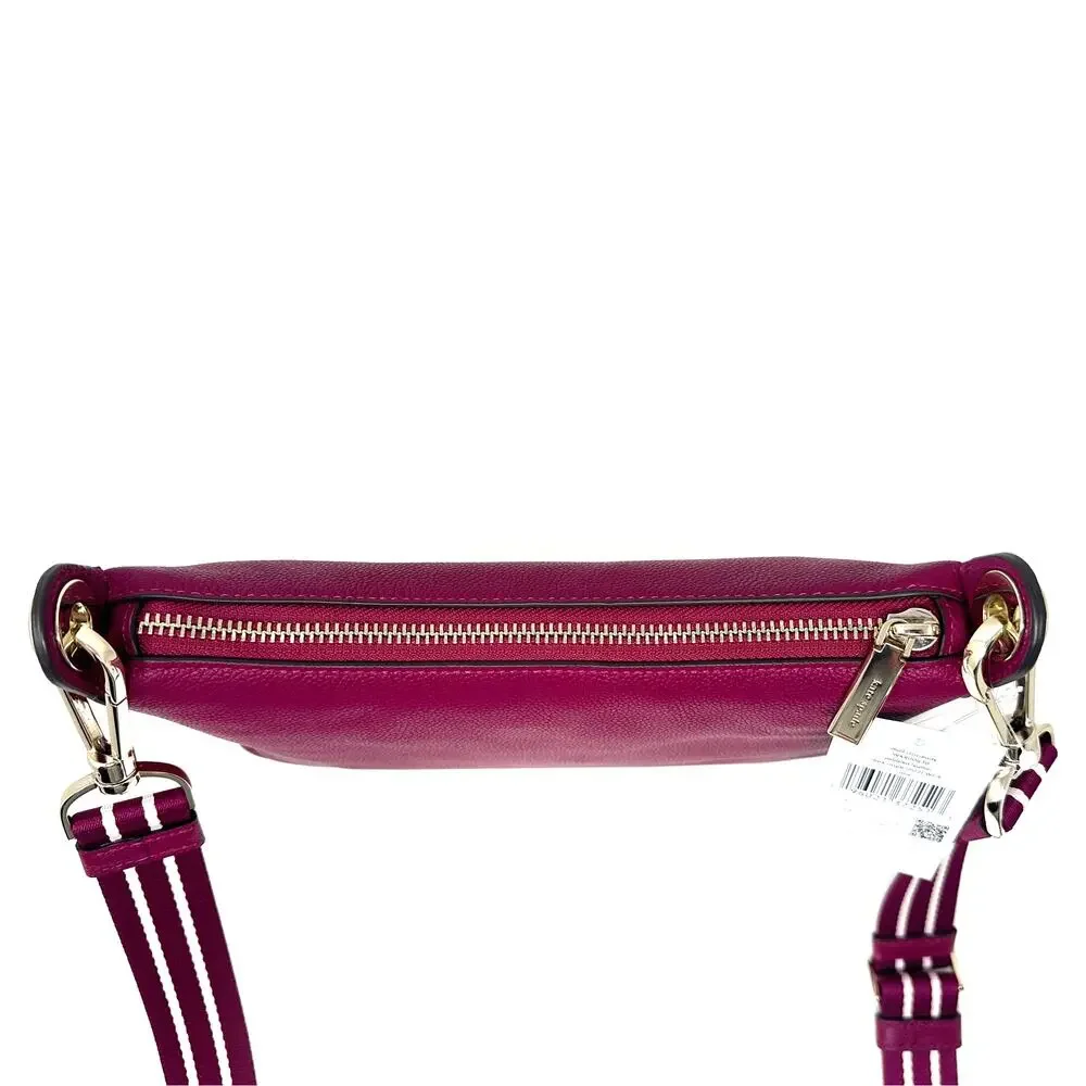 Kate Spade Rosie Small Crossbody Dark Raspberry Pink Leather Purse WKR00630 NWT